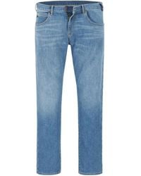 Emporio Armani - Logo-Patch Jeans - Lyst