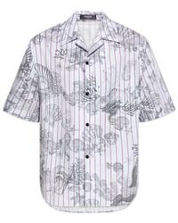 Versace - Pattern-Printed Short-Sleeved Shirt - Lyst