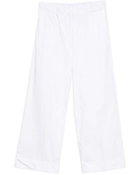 D.exterior - Elastic-Waist Wide-Leg Pants - Lyst