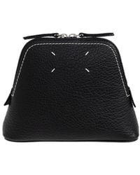 Maison Margiela - 5Ac Grained Leather Wash Bag - Lyst