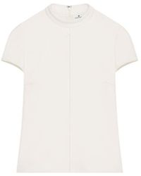 Courreges - Courrèges Heritage Crêpe Top - Lyst