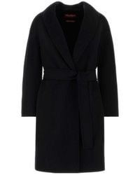 Max Mara - Studio Estremo Belted Coat - Lyst
