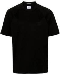 C.P. Company - Logo Printed Crewneck T-Shirt - Lyst