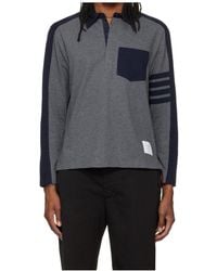 Thom Browne - Oversized Colorblock Rugby Polo - Lyst