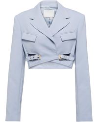 Dion Lee - Button-Up Long Sleeve Suit Jacket - Lyst