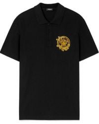 Versace - Piqué Polo Shirt - Lyst