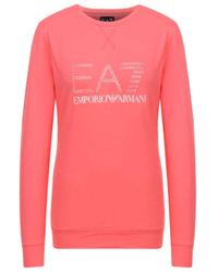 EA7 - Logo Long-Sleeved Sweater - Lyst