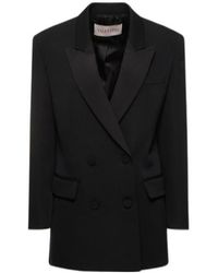 Valentino - Double-Breasted Suit Jacket - Lyst