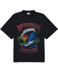 Balenciaga - Cotton Vintage Surfer T-Shirt - Lyst
