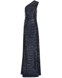 Michael Kors - Sequined Jersey Shoulder Dress - Lyst