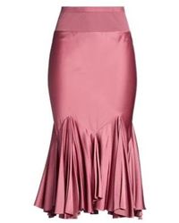 Rick Owens - Midi Skirt Acetate, Viscose, Cotton, Polyamide - Lyst
