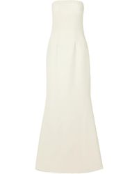Safiyaa - Strapless Crepe Gown - Lyst