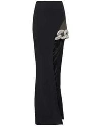 David Koma - Asymmetric Embellished Maxi Skirt - Lyst