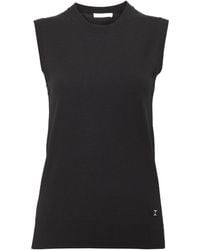 Chloé - Chloé Sleeveless Knitted Top - Lyst