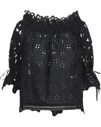 Ermanno Scervino - Broderie Off-Shoulder Top - Lyst