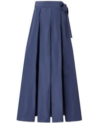 Pinko - Pleated Waist-Belt Maxi Skirt - Lyst