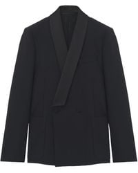 McQueen - Shawl-Collar Double-Breasted Blazer - Lyst