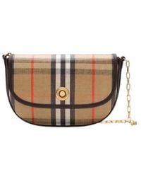Burberry - Mini Highlands Chain Crossbody Bag - Lyst