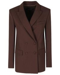 FEDERICA TOSI - Double-Breasted Blazer - Lyst