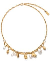 Chloé - Chloé Tulip Detailed Chain Necklace - Lyst