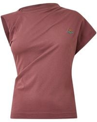 Vivienne Westwood - Logo Cotton Hebo Top T-Shirt - Lyst
