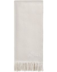 Loro Piana - Fringed Logo Scarf - Lyst
