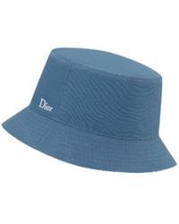 Dior - Homme Logo Embroidered Reversible Bucket Hat - Lyst