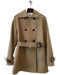 Gucci - Belted Waist Double Breasted Trench Coat - Lyst