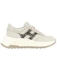 Hogan - Platform Animal-Pattern Sneakers - Lyst