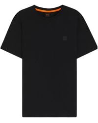 BOSS - Solid Color T-Shirt - Lyst