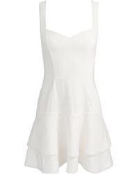 Alice + Olivia - Miriam Pom-Pom Trim Mini Dress - Lyst