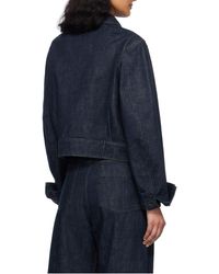 Lemaire - Long Sleeved Cropped Jacket - Lyst