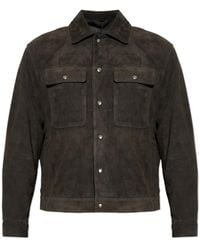 AllSaints - Shelton Button-Up Jacket - Lyst