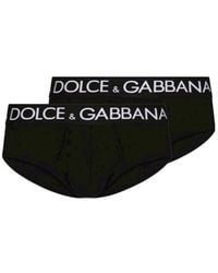 Dolce & Gabbana - Logo Two-Piece Briefs Set - Lyst