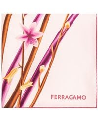 Ferragamo - Logo Scarf - Lyst
