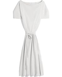 Lemaire - Short Sleeve Off Shoulder Dress - Lyst