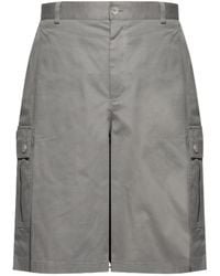Dolce & Gabbana - Logo Plaque Cargo Shorts - Lyst