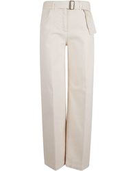 True Royal - Belted Wide-Leg Pants - Lyst