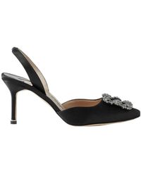 Manolo Blahnik - Logo High Heels - Lyst