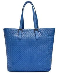 Bottega Veneta - Woven Logo Handbag - Lyst