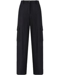 Pinko - Pinstriped Cargo Pants - Lyst