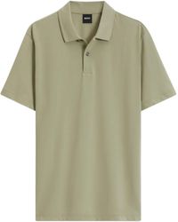 BOSS - Honeycomb Textured Polo Shirt - Lyst