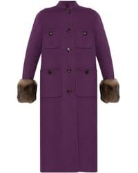 Valentino - Long-Sleeved Coat - Lyst