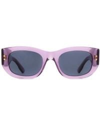 Gucci - Eyewear Rectangular Frame Sunglasses - Lyst