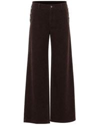 Liu Jo - Button Detail Wide-Leg Pants - Lyst