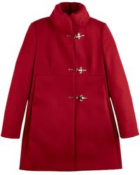 Fay - Virginia Hook-Closure Coat - Lyst