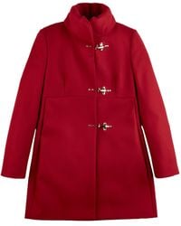 Fay - Virginia Hook-Closure Coat - Lyst