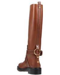 Chloé - Solid Color Round-Toe Ankle Boots - Lyst