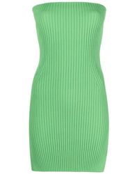 Nanushka - Brynn Ribbed-Knit Strapless Top - Lyst