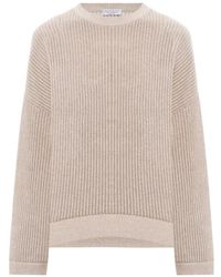 Brunello Cucinelli - Ribbed Sweater - Lyst